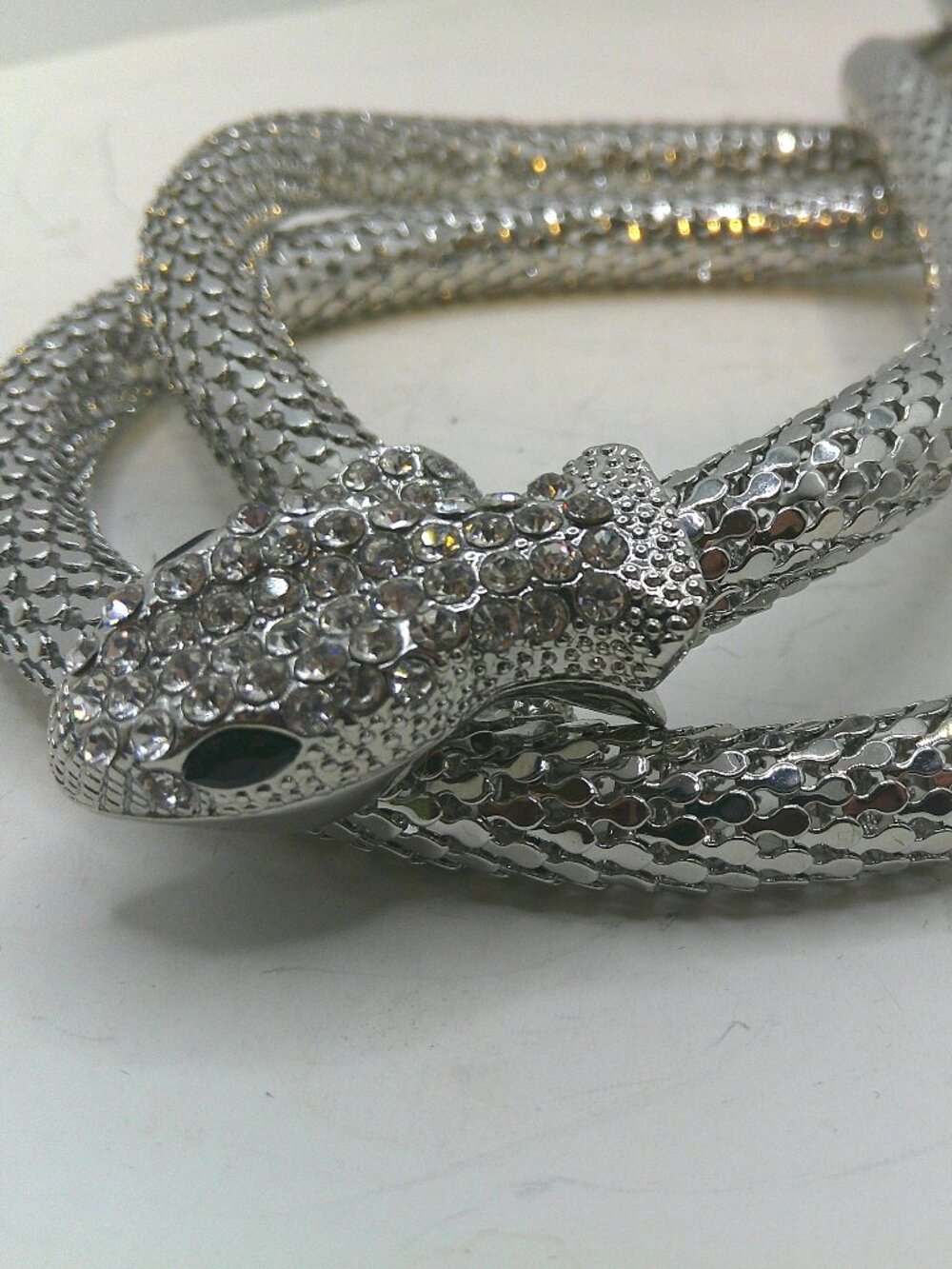 Crystal Magnetic Snake Necklace